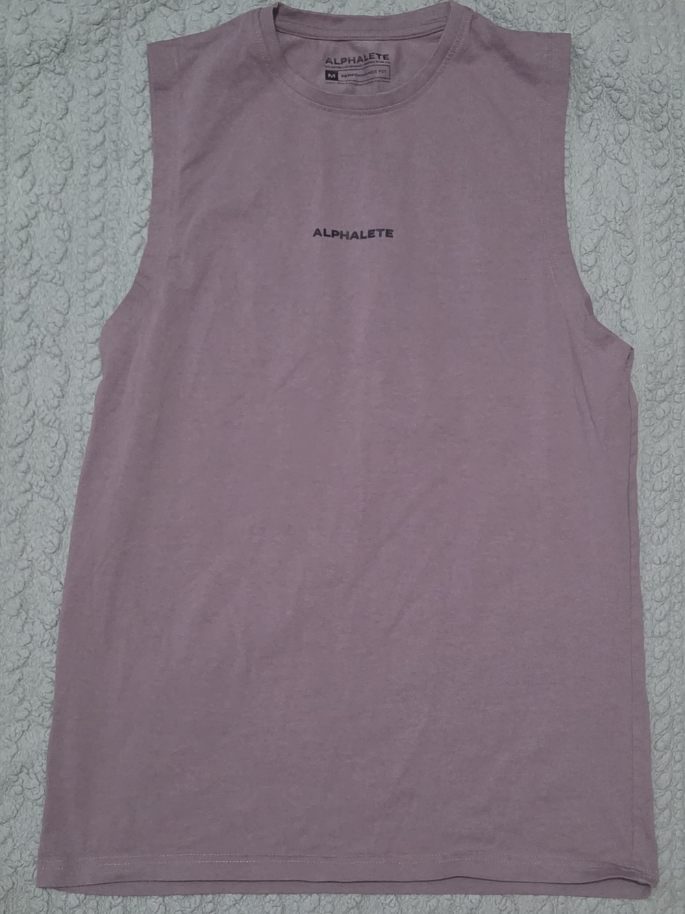 Alphalete Women's Sleeveless Muscle Tee - Mauve Pink